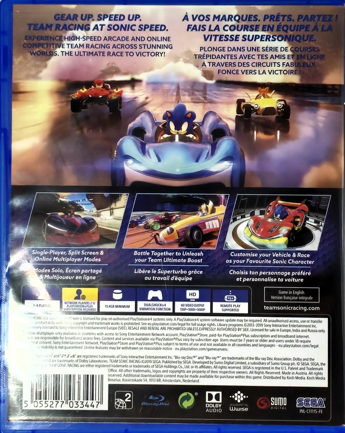 PS4 Team Sonic Racing
