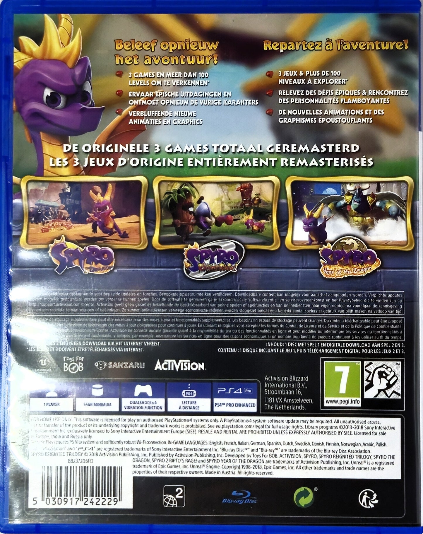 PS4 Spyro Reignited Trilogy