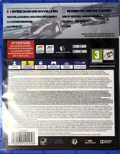PS4 F1 22