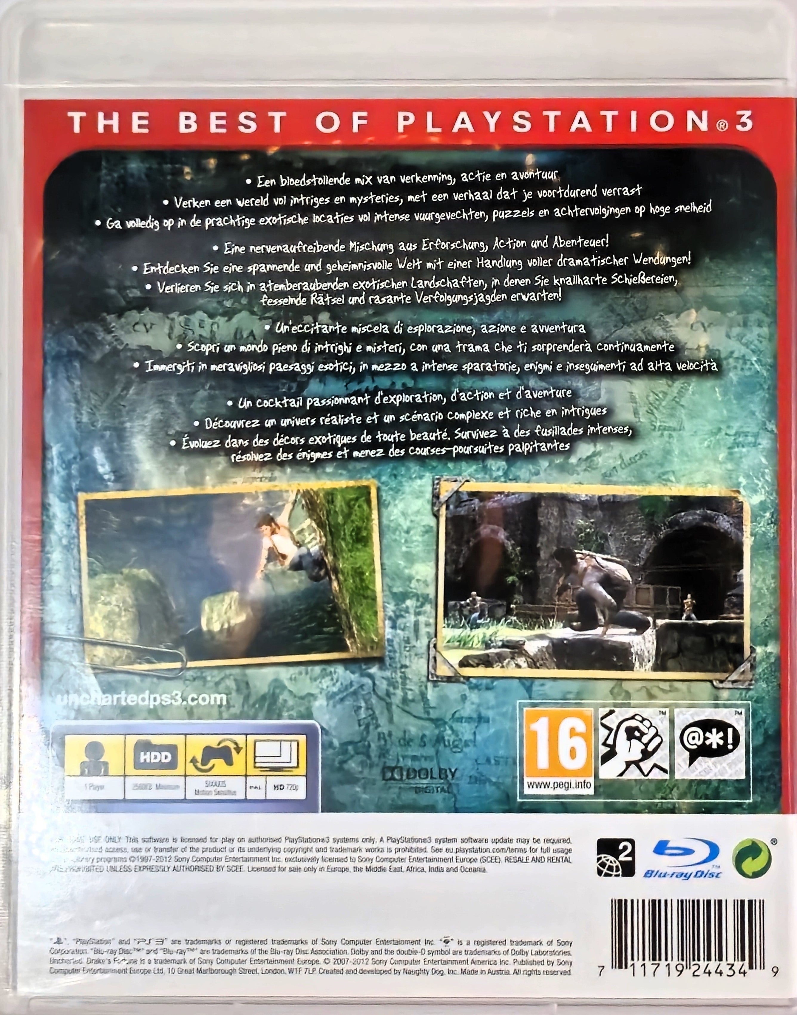 PS3 Uncharted Drake's Fortune (Essentials)