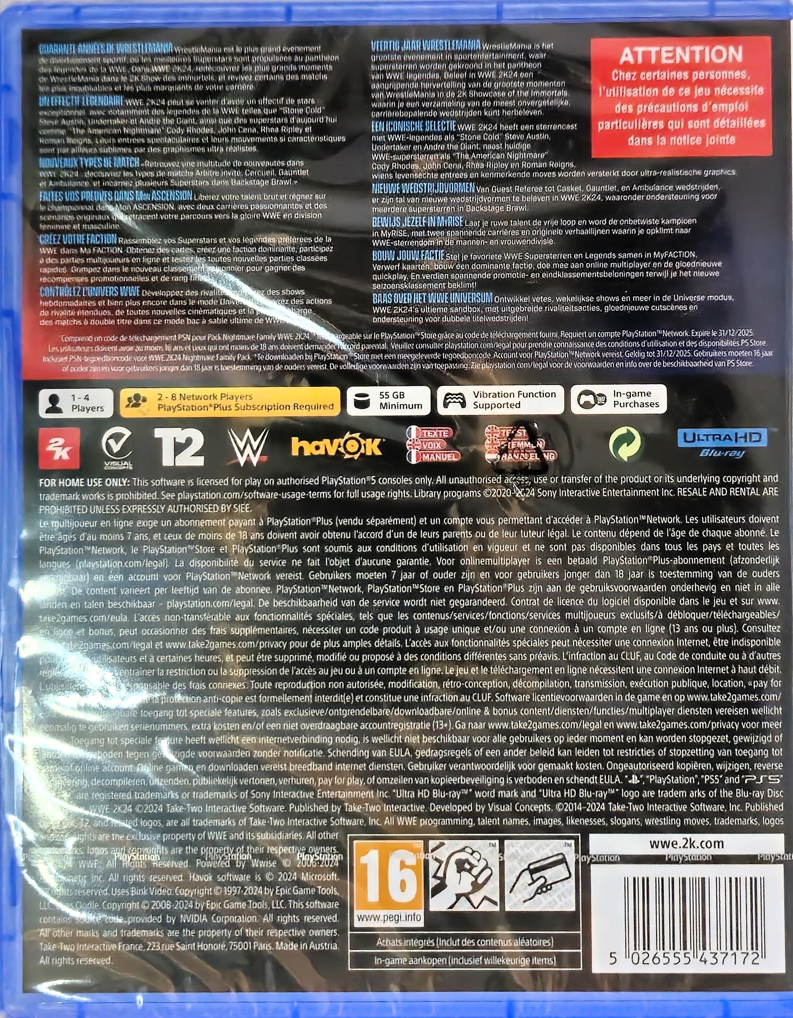 PS5 WWE 2K24 (NIEUW)