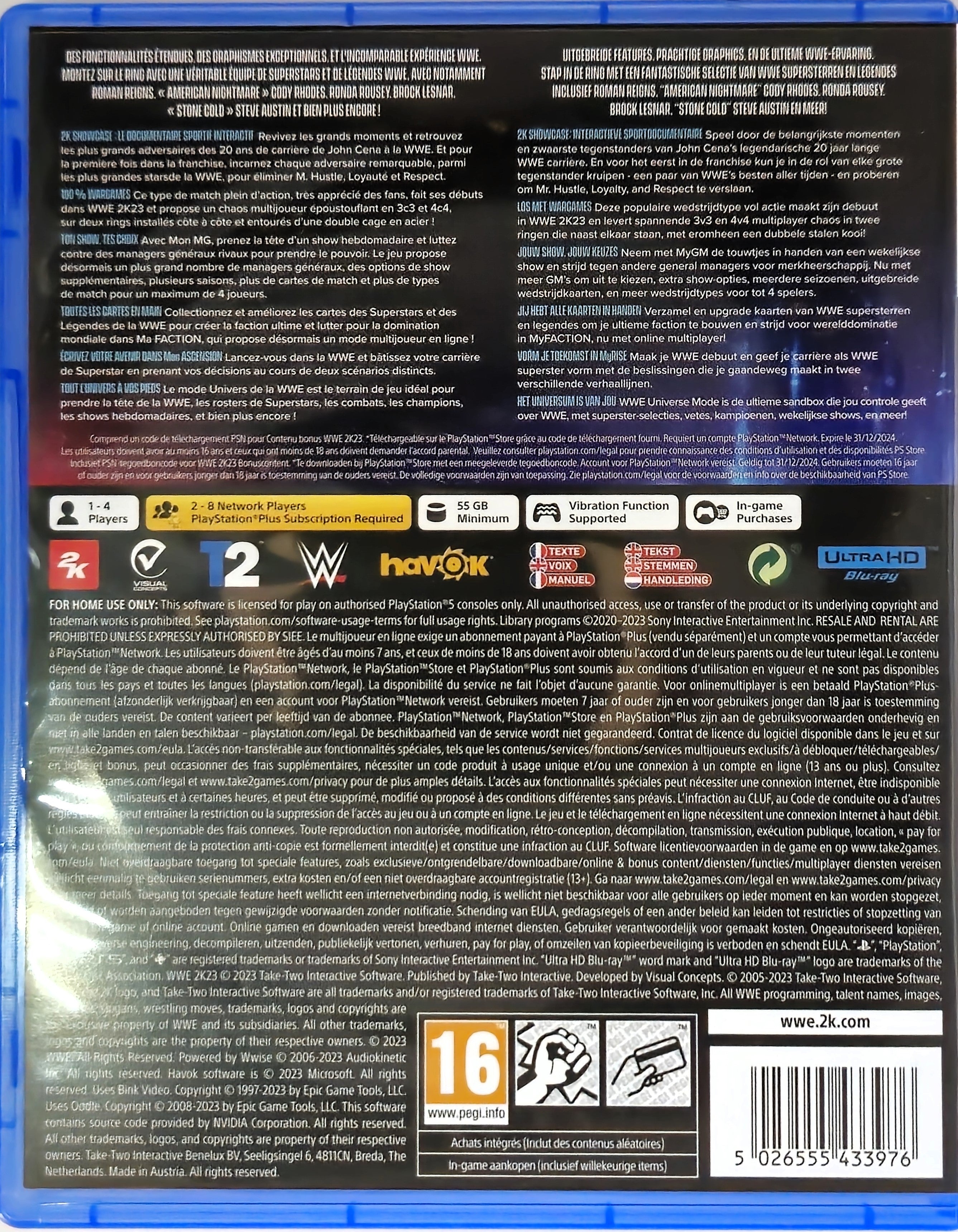 PS5 WWE 2K23