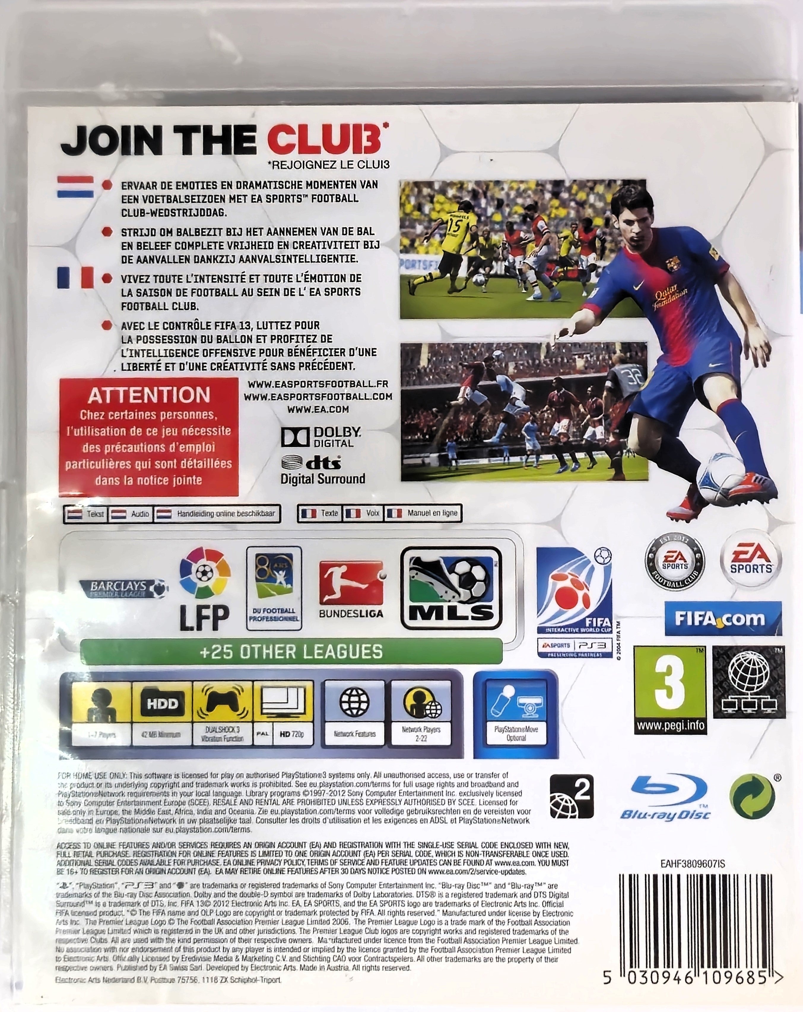 PS3 FIFA 13