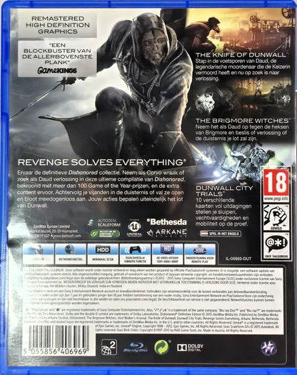 PS4 Dishonored Definitive Edition