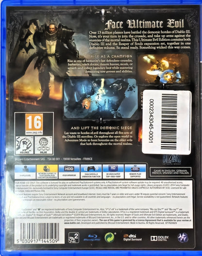 PS4 Diablo Reaper of Souls Ultimate Evil Edition