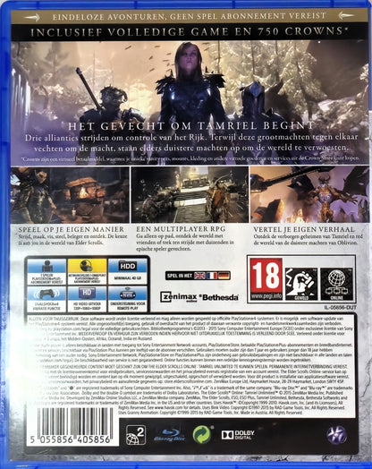 PS4 The Elder Scrolls Online Tamriel Unlimited Crown Day One Edition