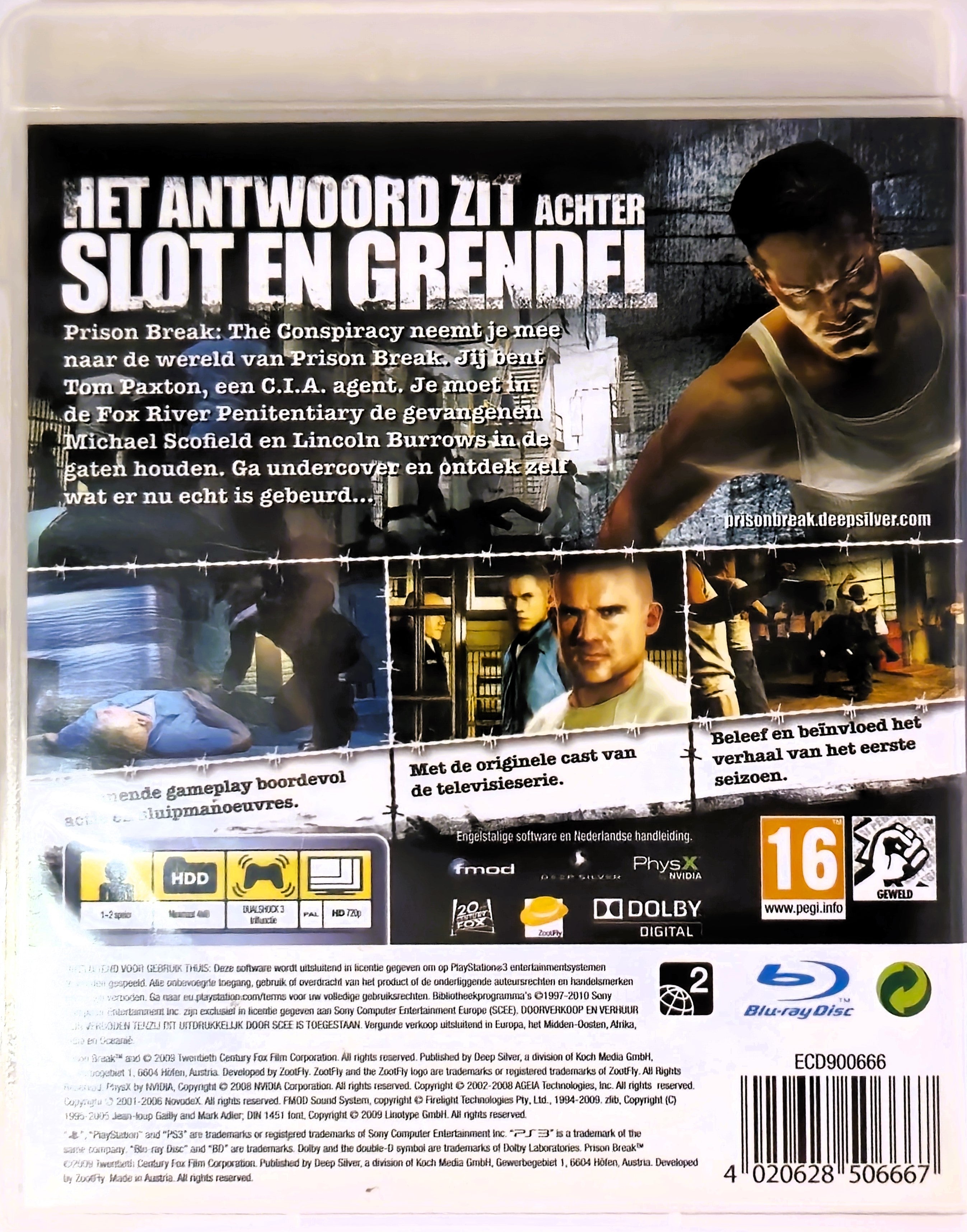 PS3 Prison Break The Conspiracy