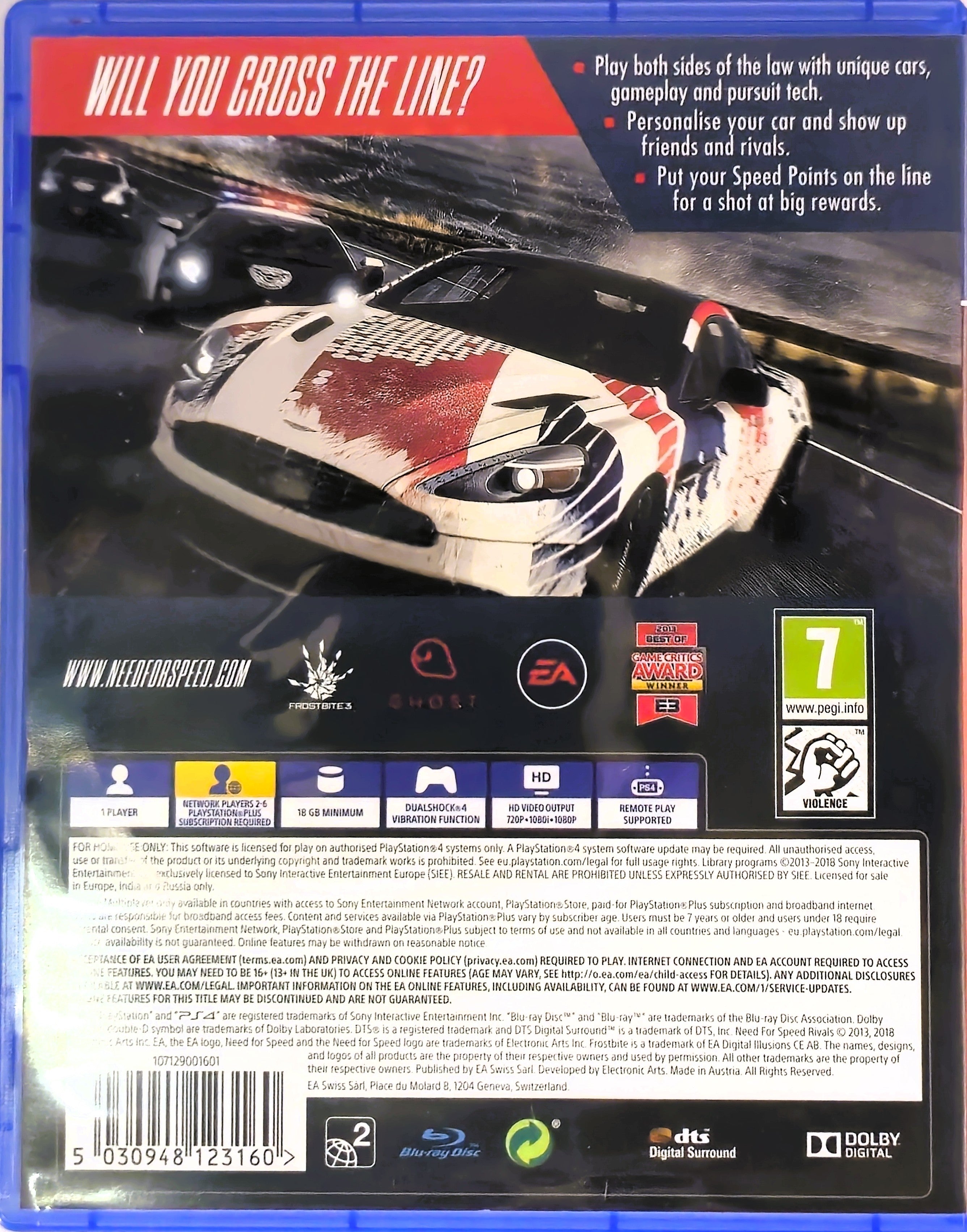 PS4 Need for Speed Rivals (Playstation Hits)