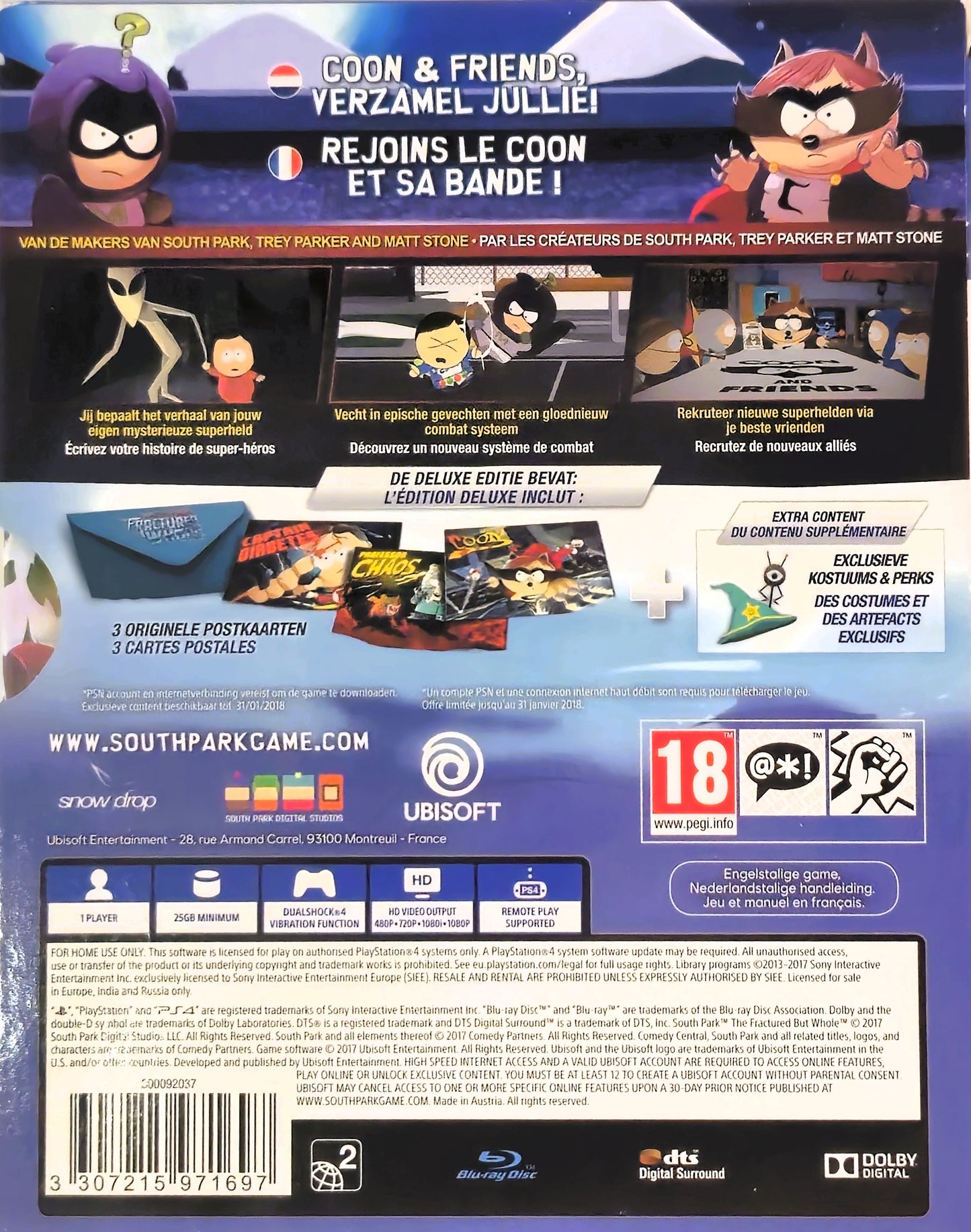 PS4 South Park The Fractured but Whole DeLuxe Edition