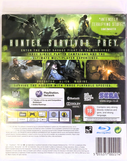 PS3 Aliens vs Predator
