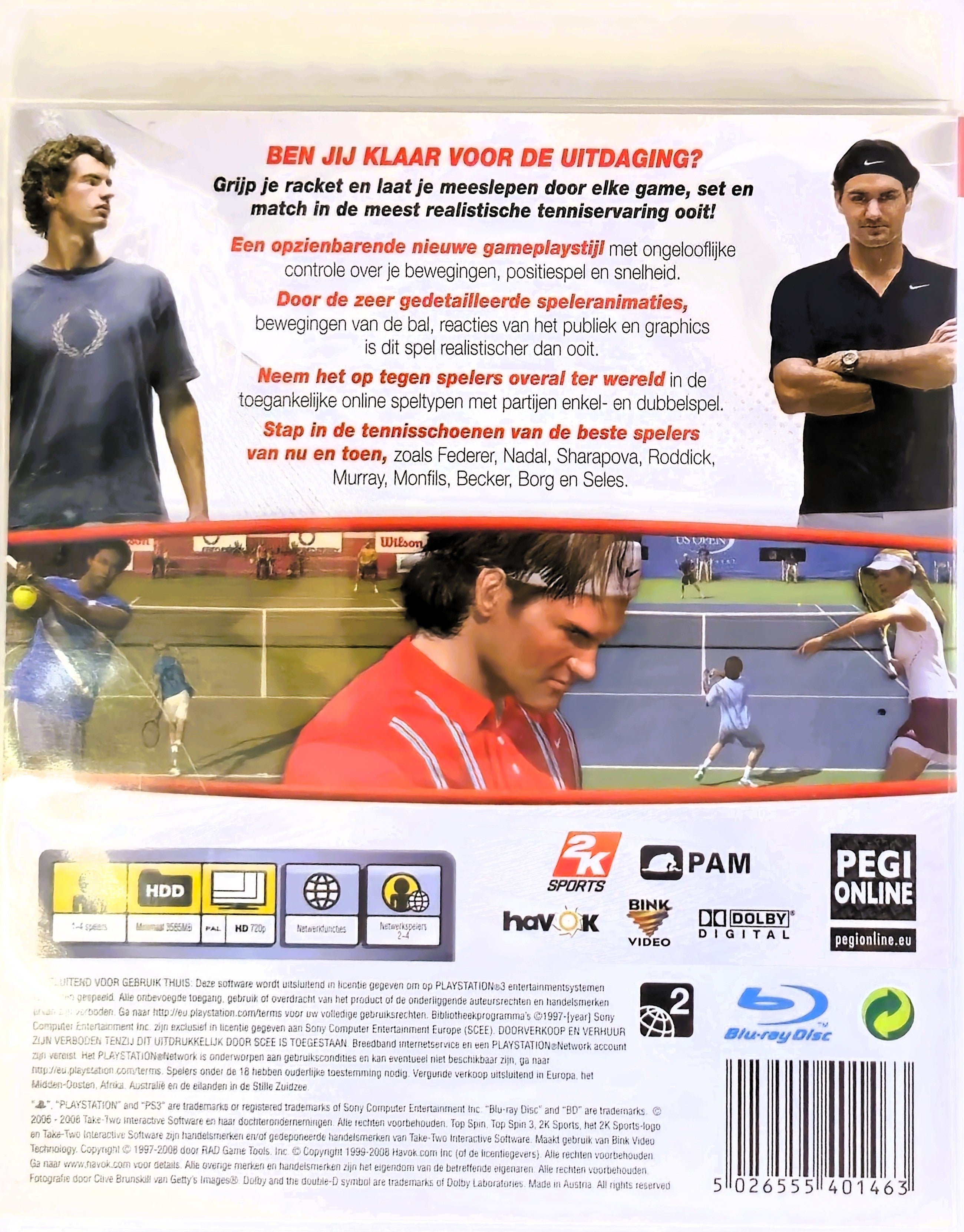 PS3 Top Spin 3