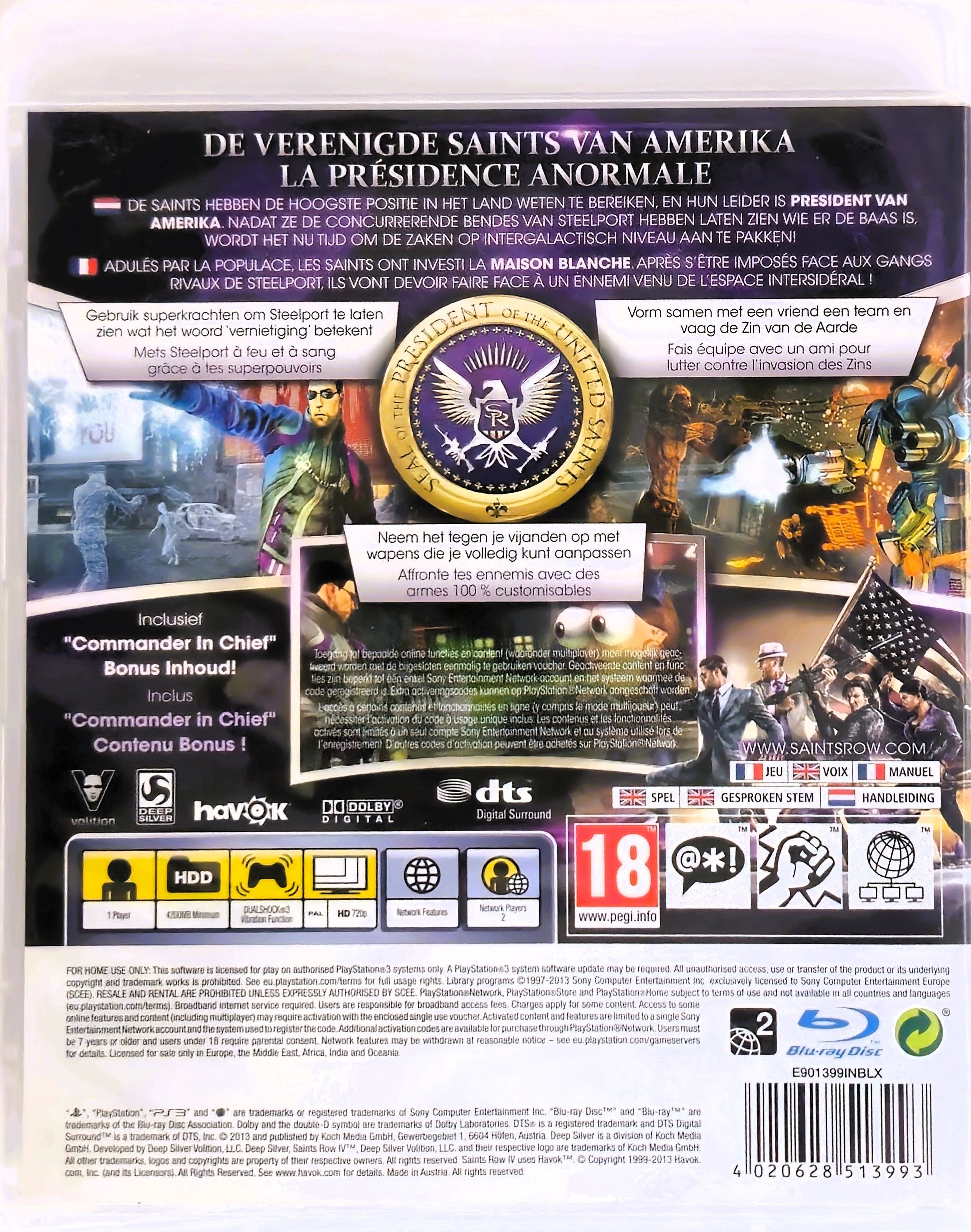 PS3 Saints Row IV