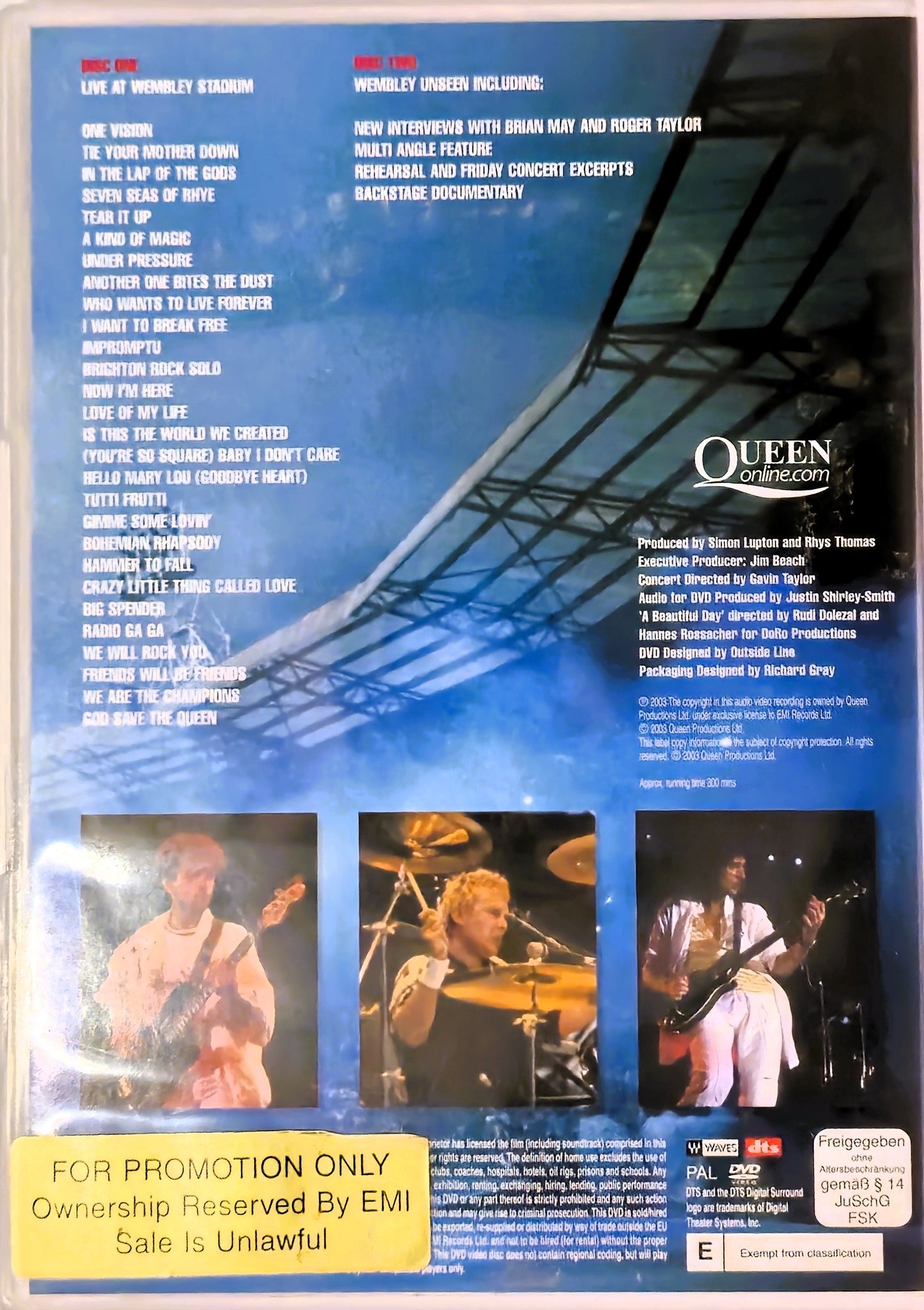 Queen The DVD Collection Live at Wembley Stadium