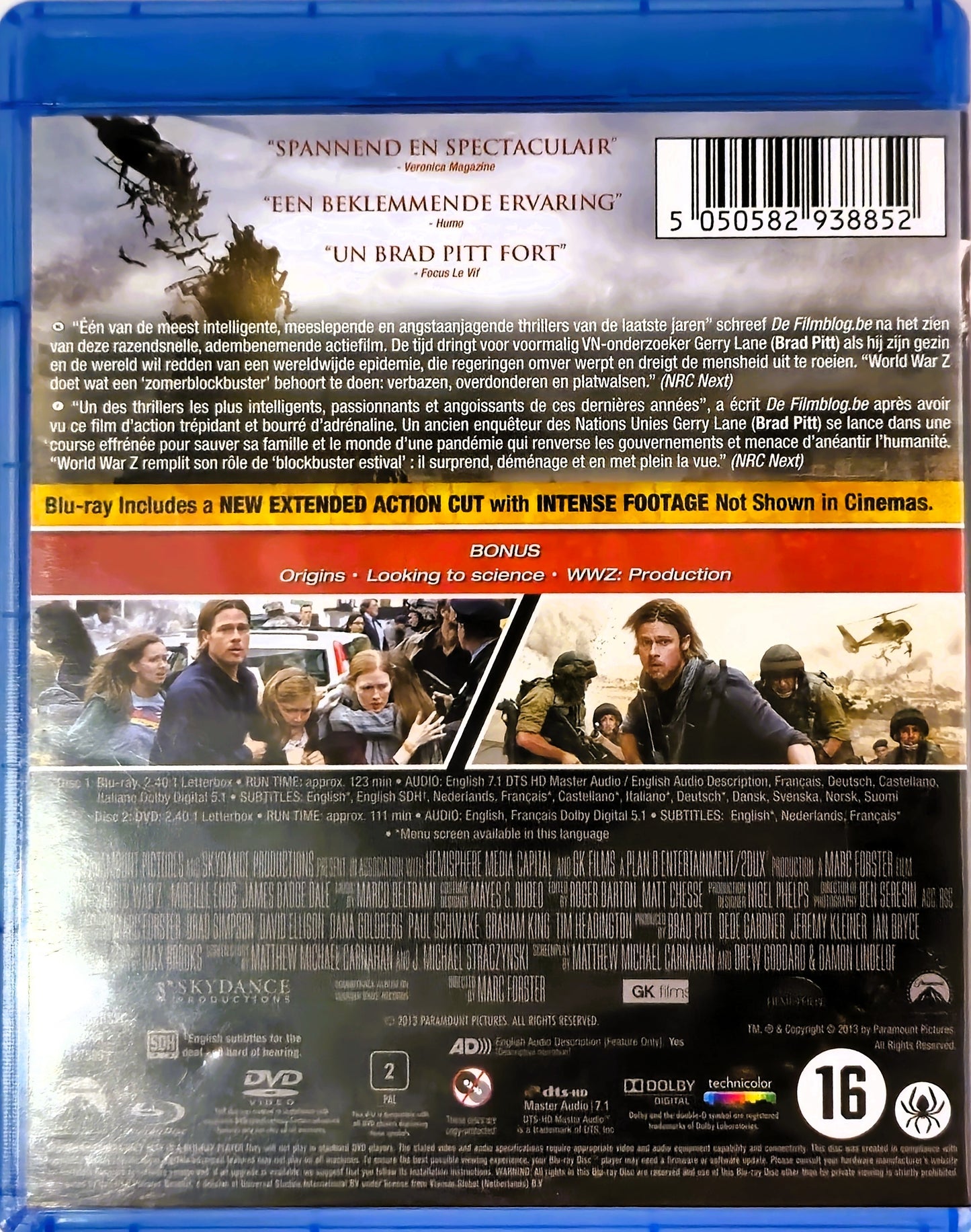 World War Z Extended Action Cut