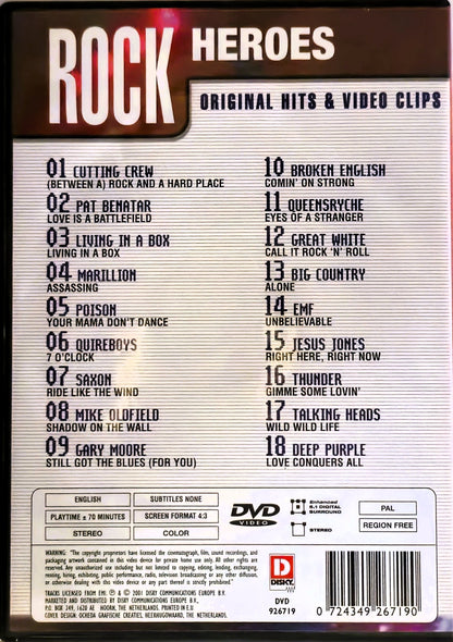 Rock Heroes Original Hits & Video Clips