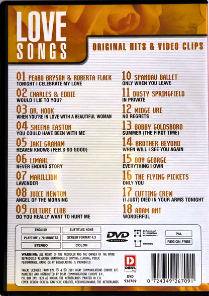 Love Songs Original Hits & Video Clips