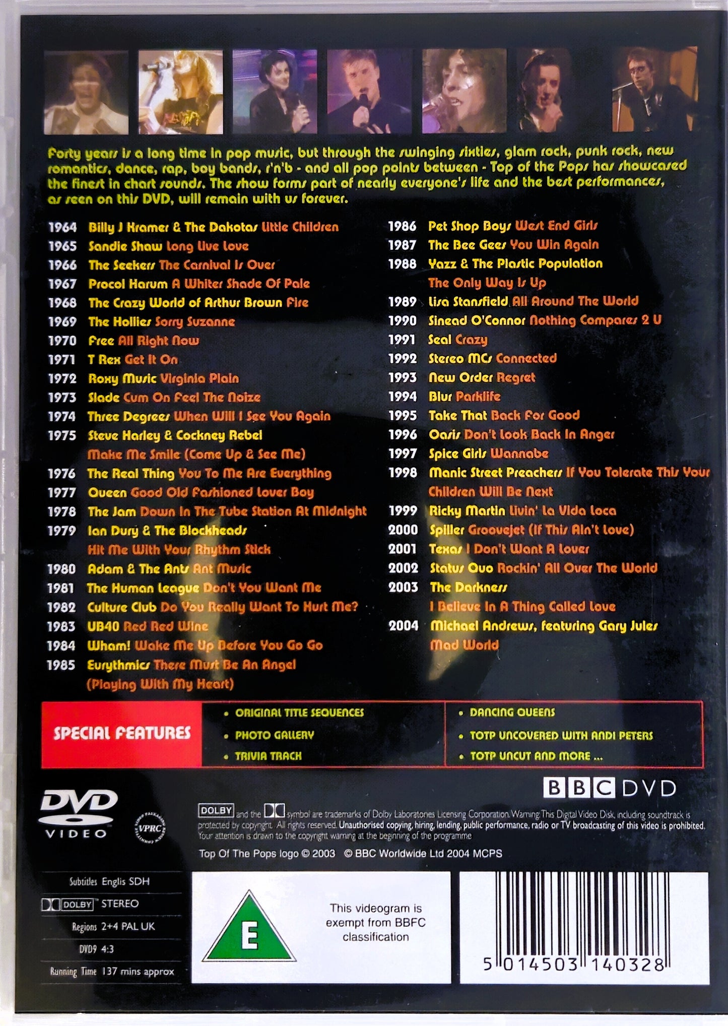 Top of The Pops 40th Anniversary 1964-2004