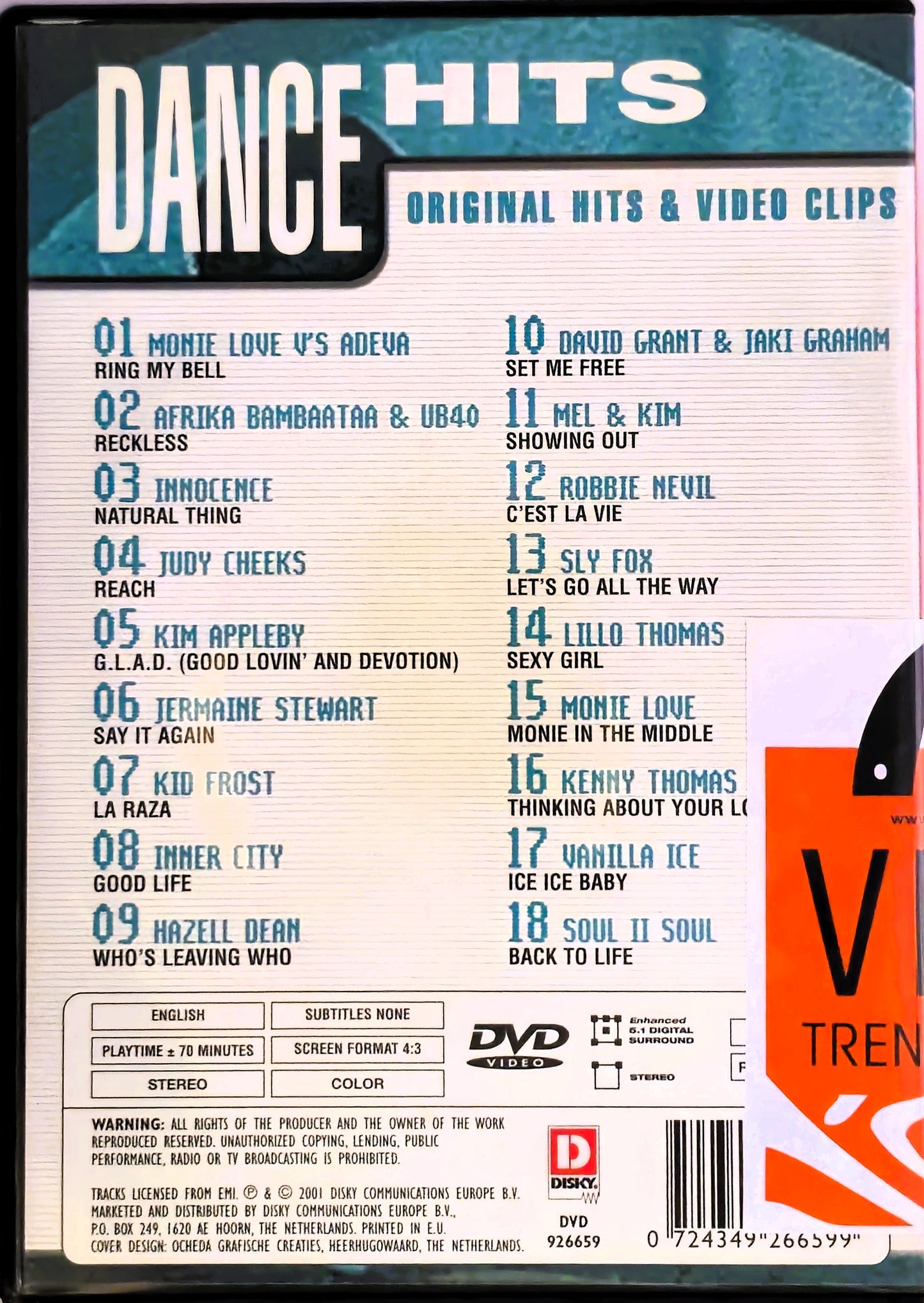 Dance Hits Original Hits & Videoclips