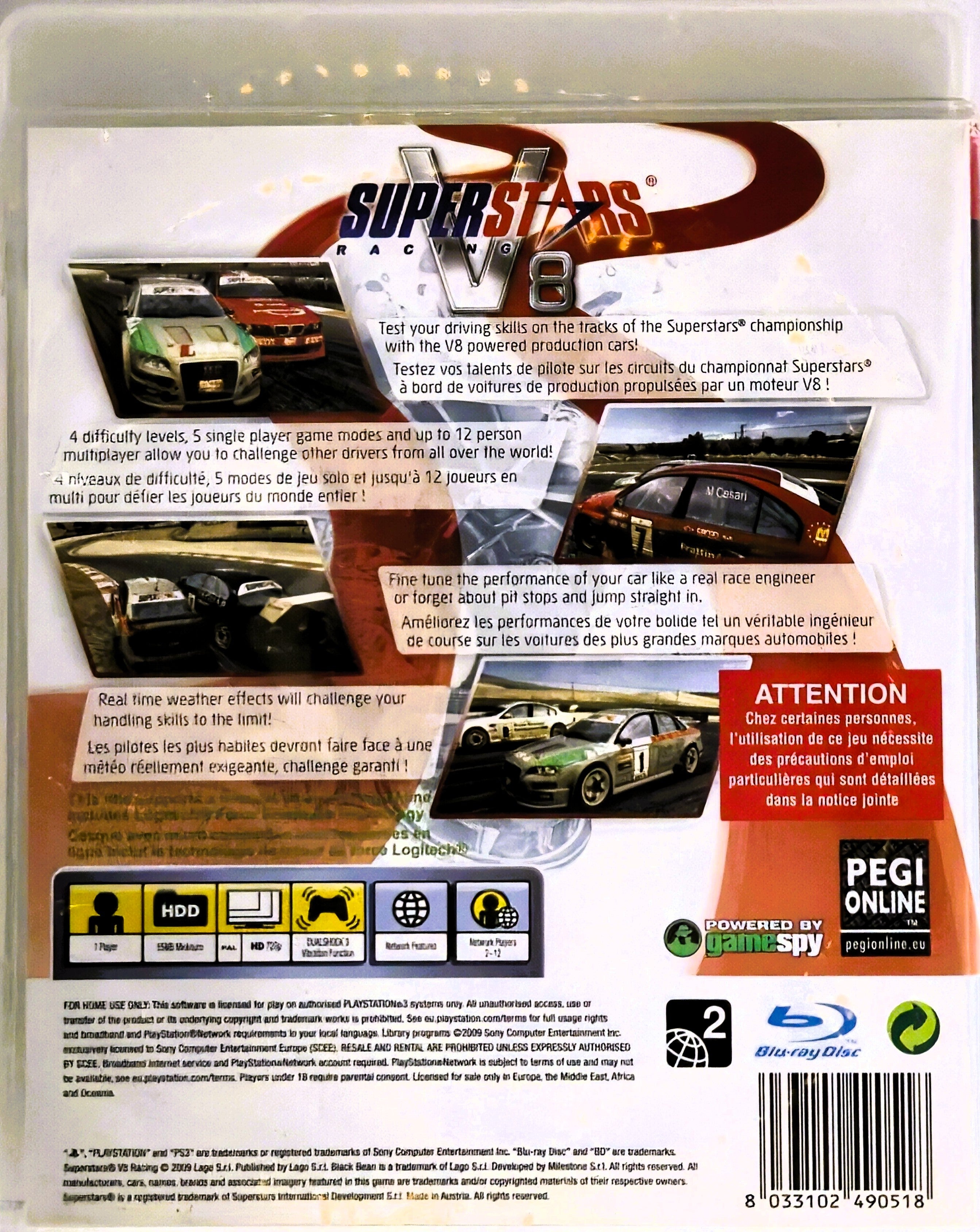 PS3 Superstars Racing V8