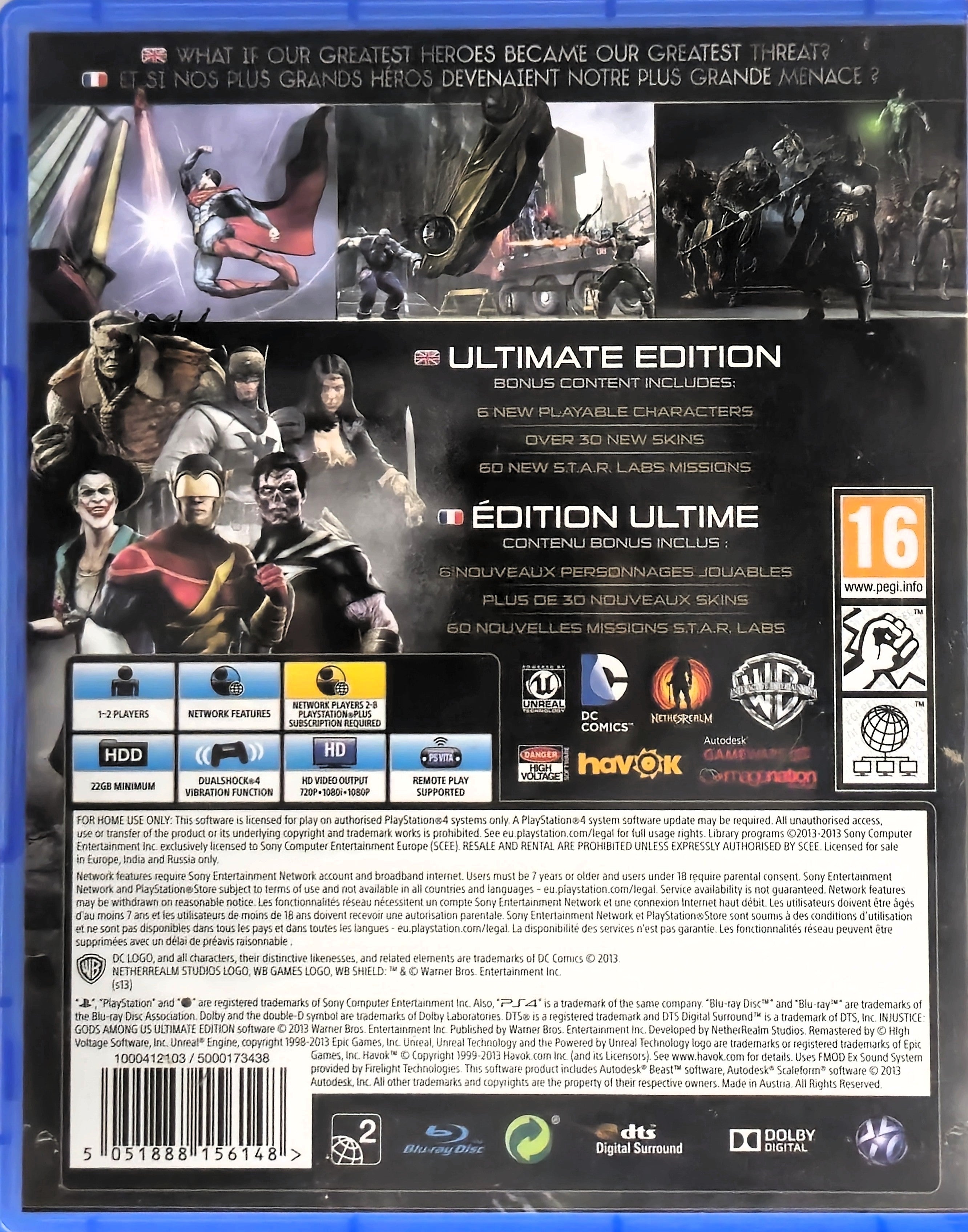 PS4 Injustice Gods Among Us Ultimate Edition