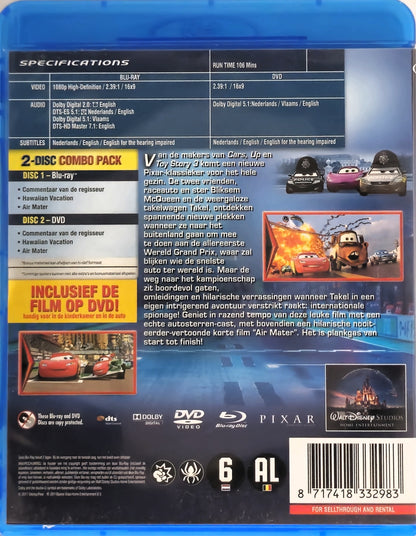 Cars 2 Blu-Ray + DVD