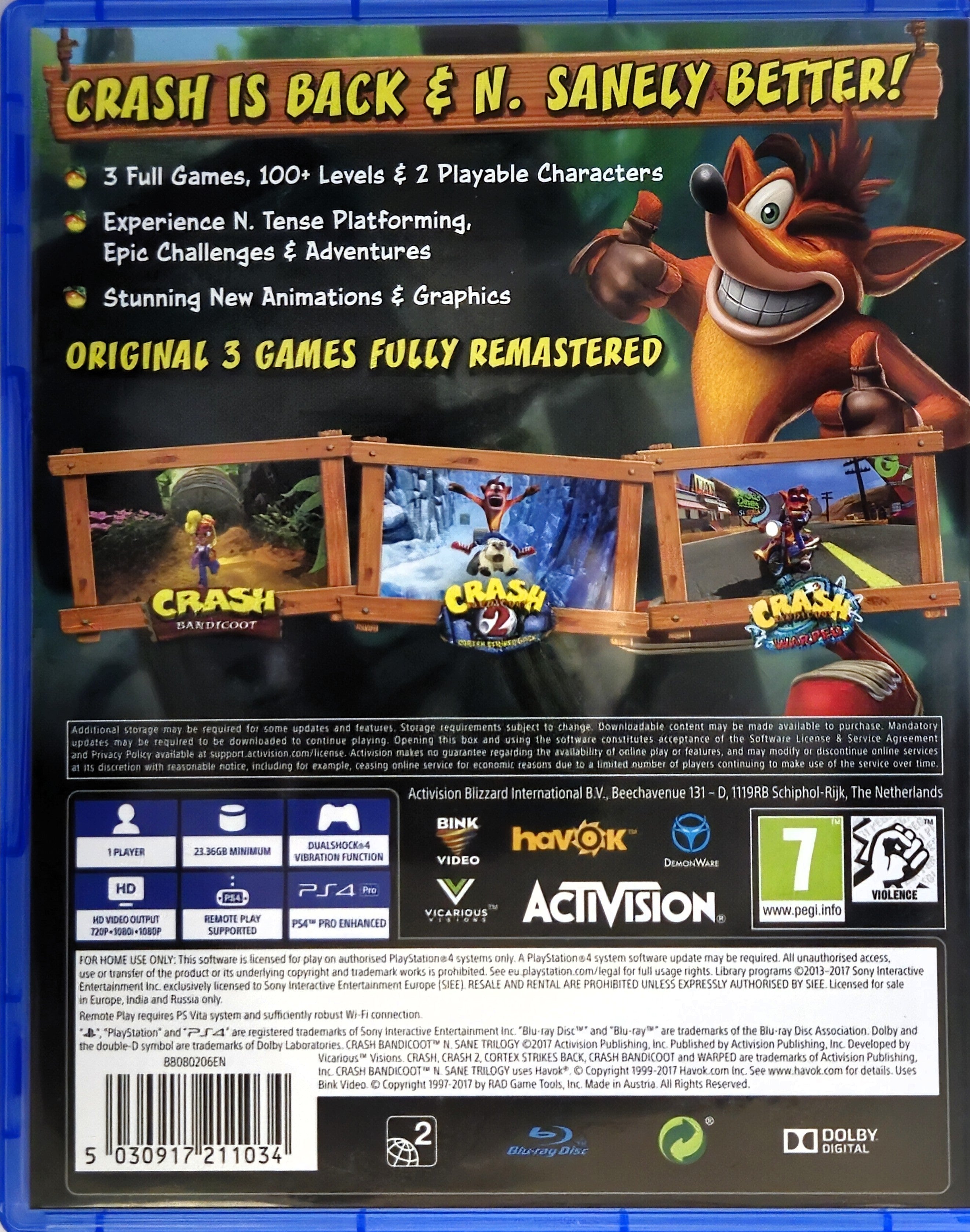 Crash Bandicoot 'N Sane Trilogy
