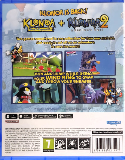 PS5 Klonoa Phantasy Reverie Series