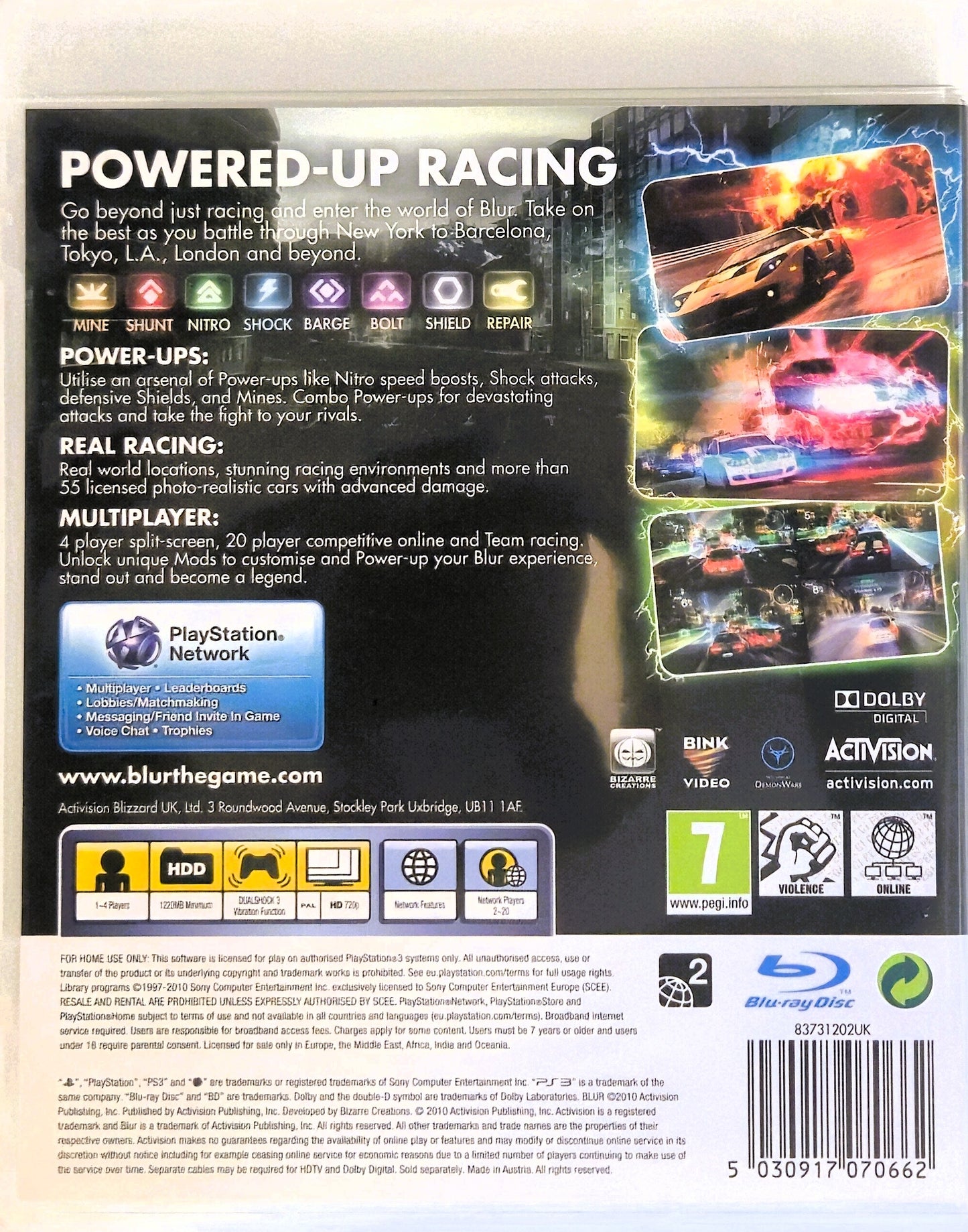 PS3 Blur