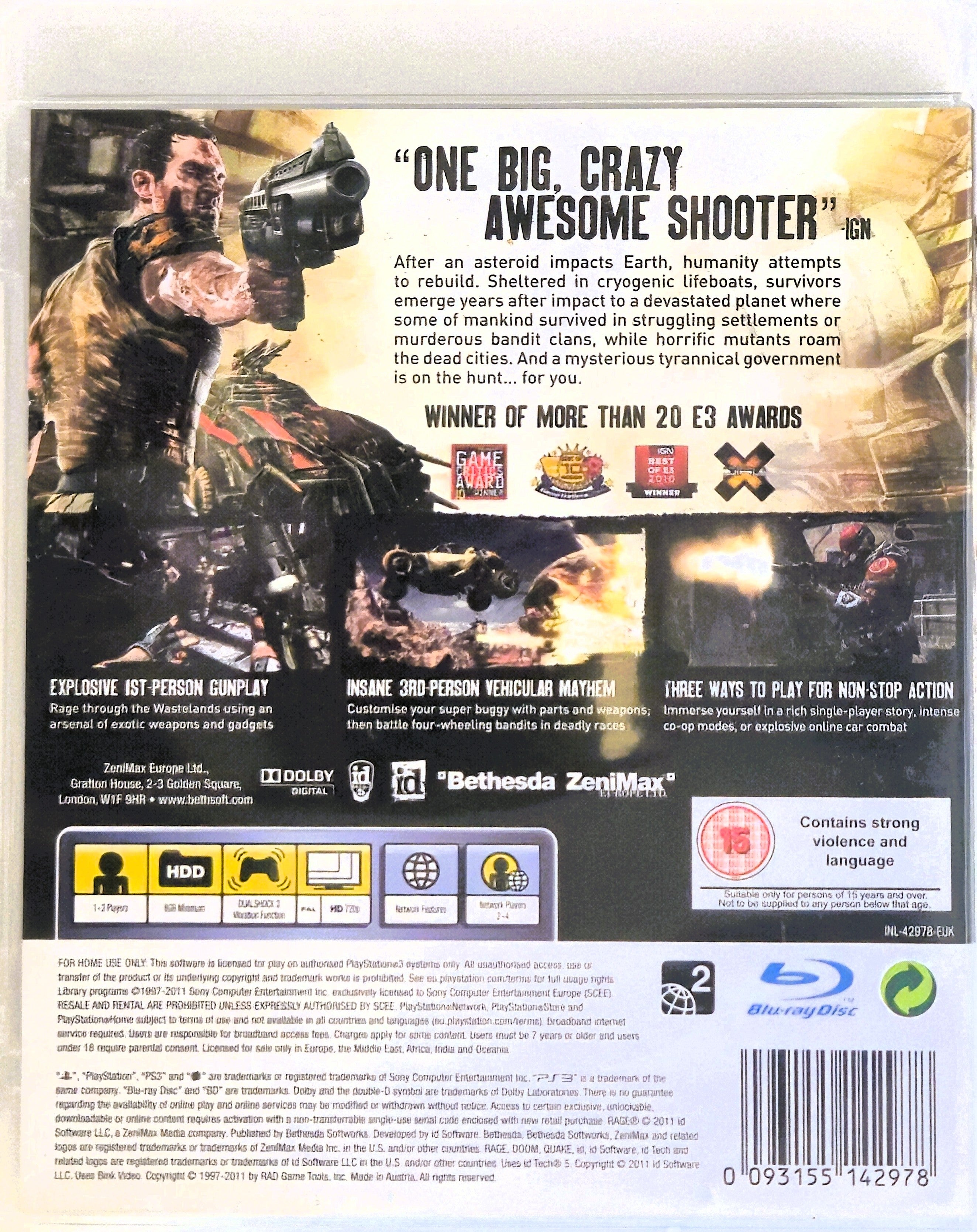PS3 Rage Anarchy Edition