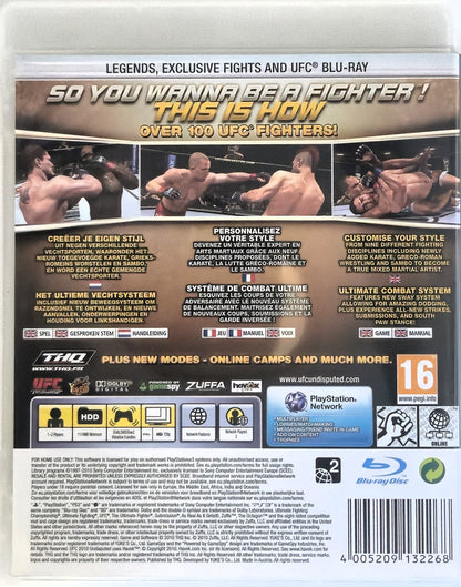 PS3 UFC Unidisputed 2010
