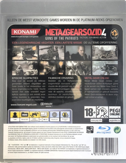PS3 Metal Gear Solid Guns of The Patriots (Platinum)