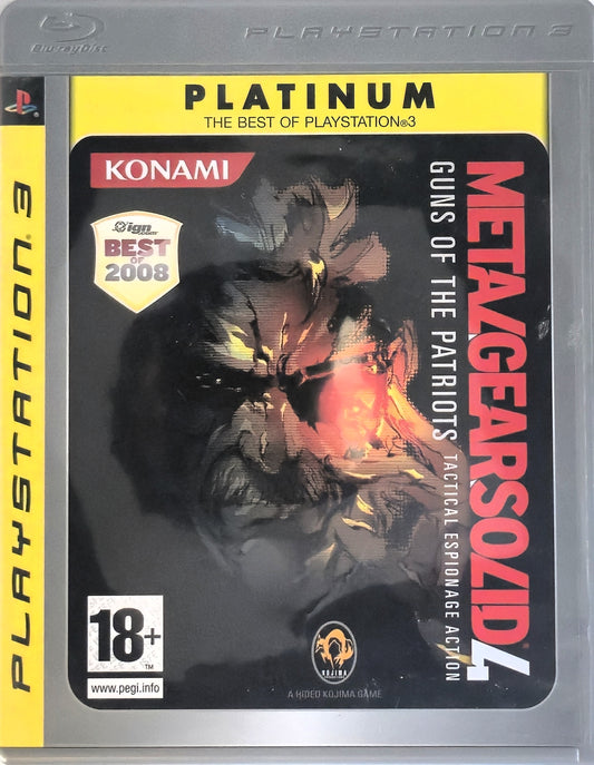 PS3 Metal Gear Solid Guns of The Patriots (Platinum)