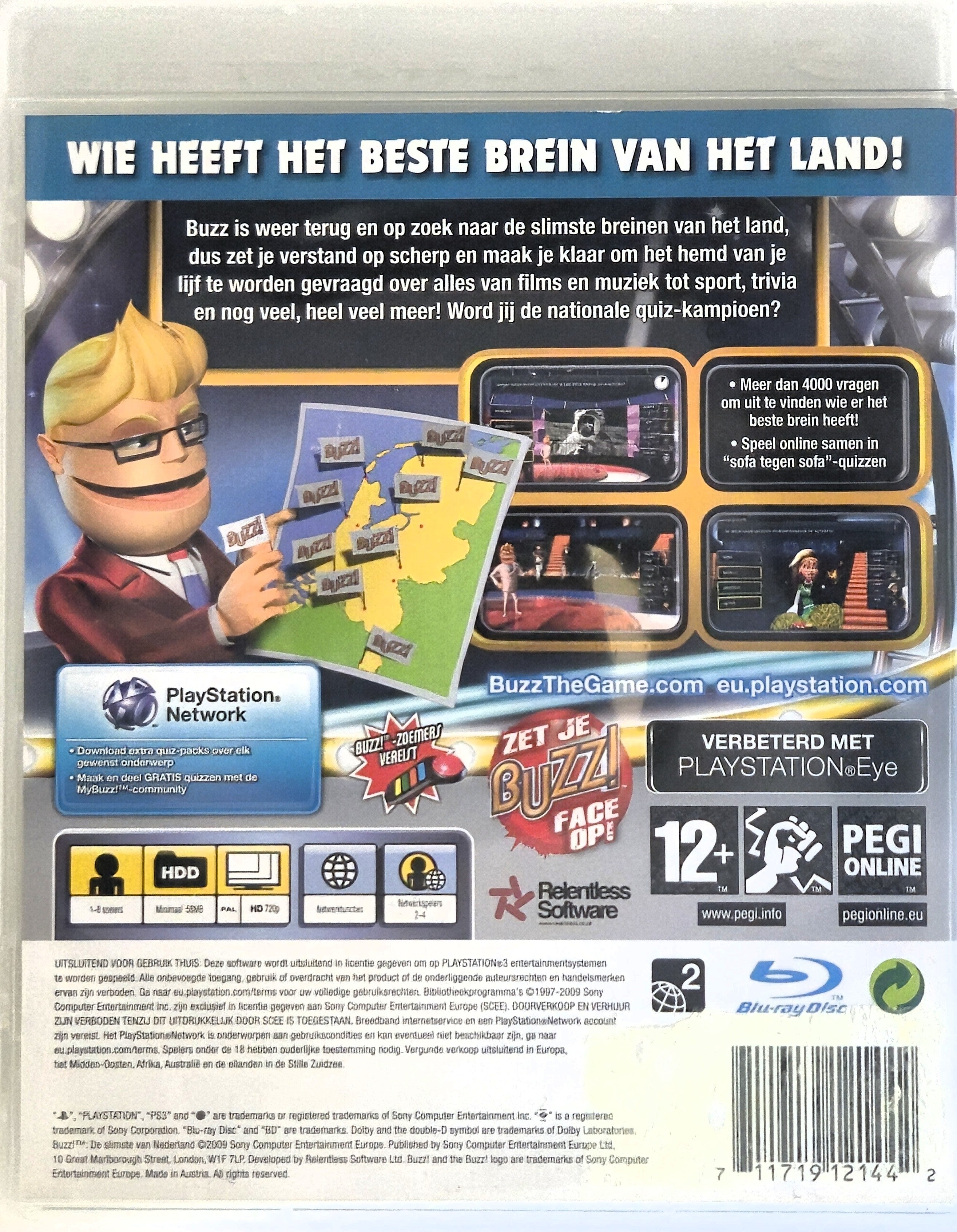 PS3 Buzz De Slimste van Nederland