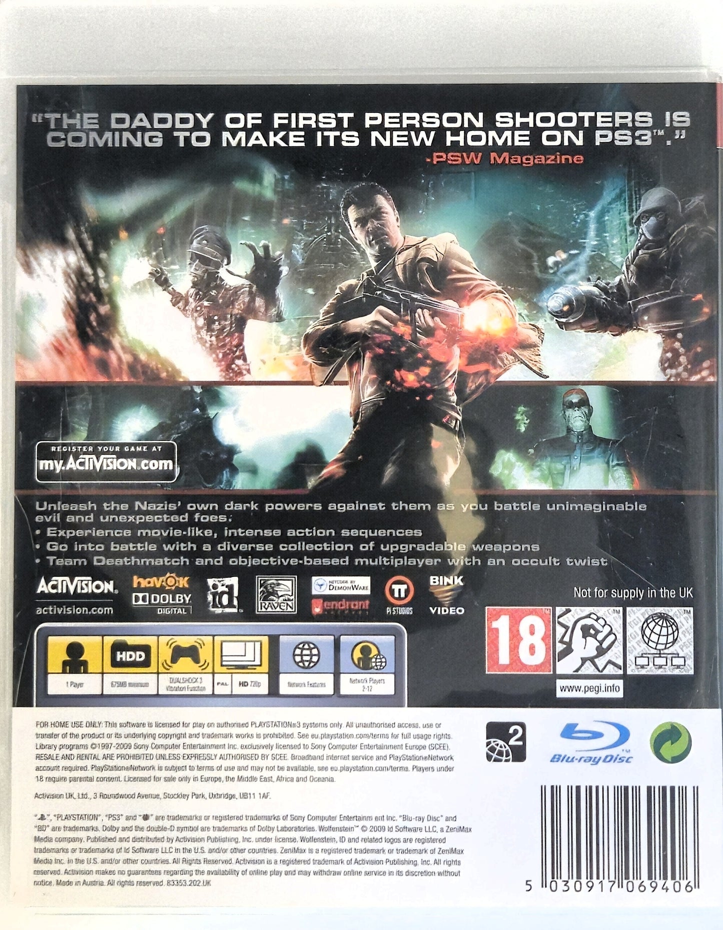 PS3 Wolfenstein