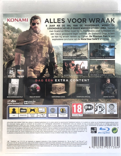 PS3 Metal Gear Solid V The Phantom Pain Day 1 Edition