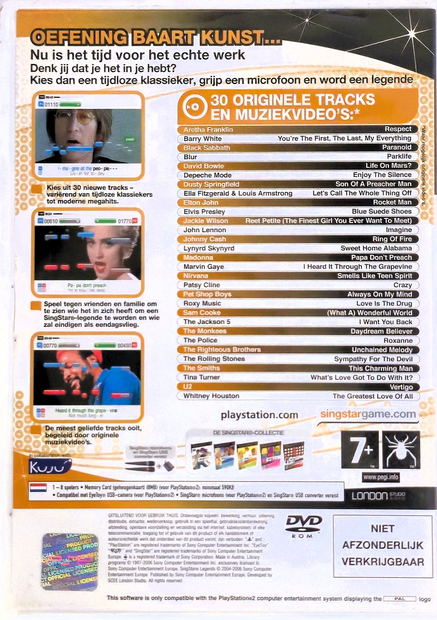 PS2 Singstar Legends