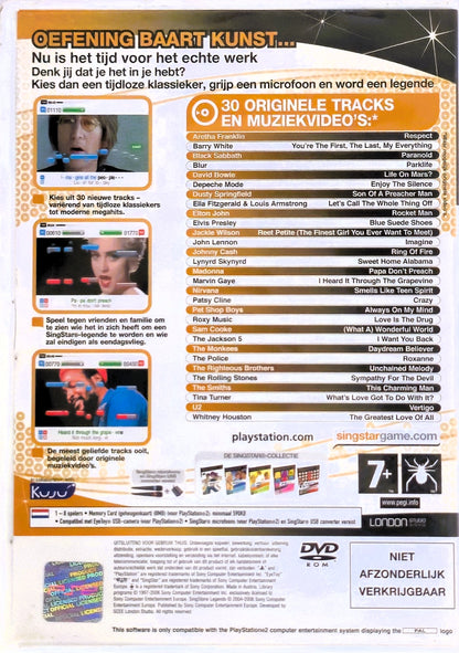 PS2 Singstar Legends
