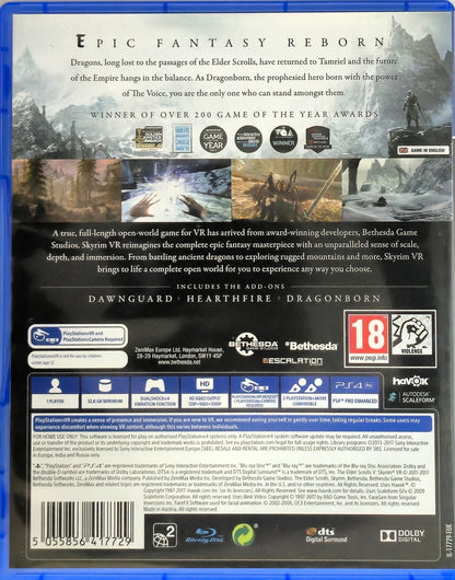 PS4 The Elder Scrolls Skyrim (VR)