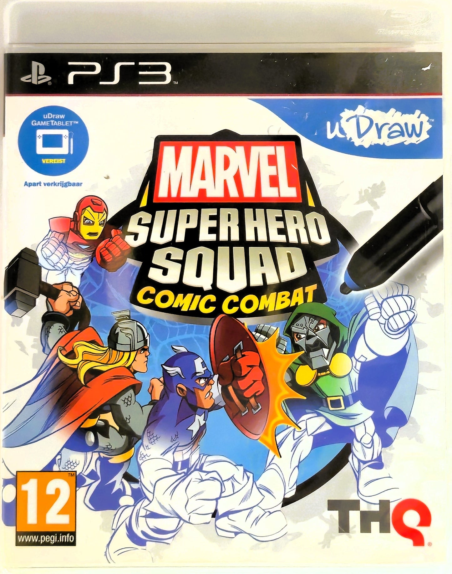 PS3 uDraw Marvel Super Hero Squad Comic Combat