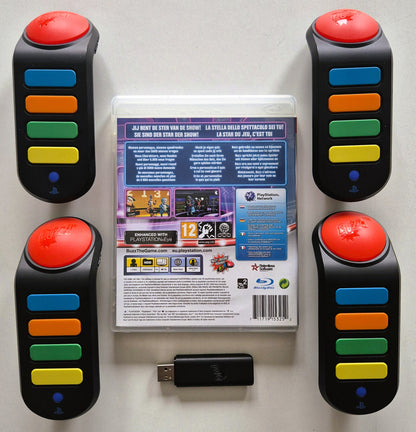 PS3 Playstation 3 Buzz Quiz World Set