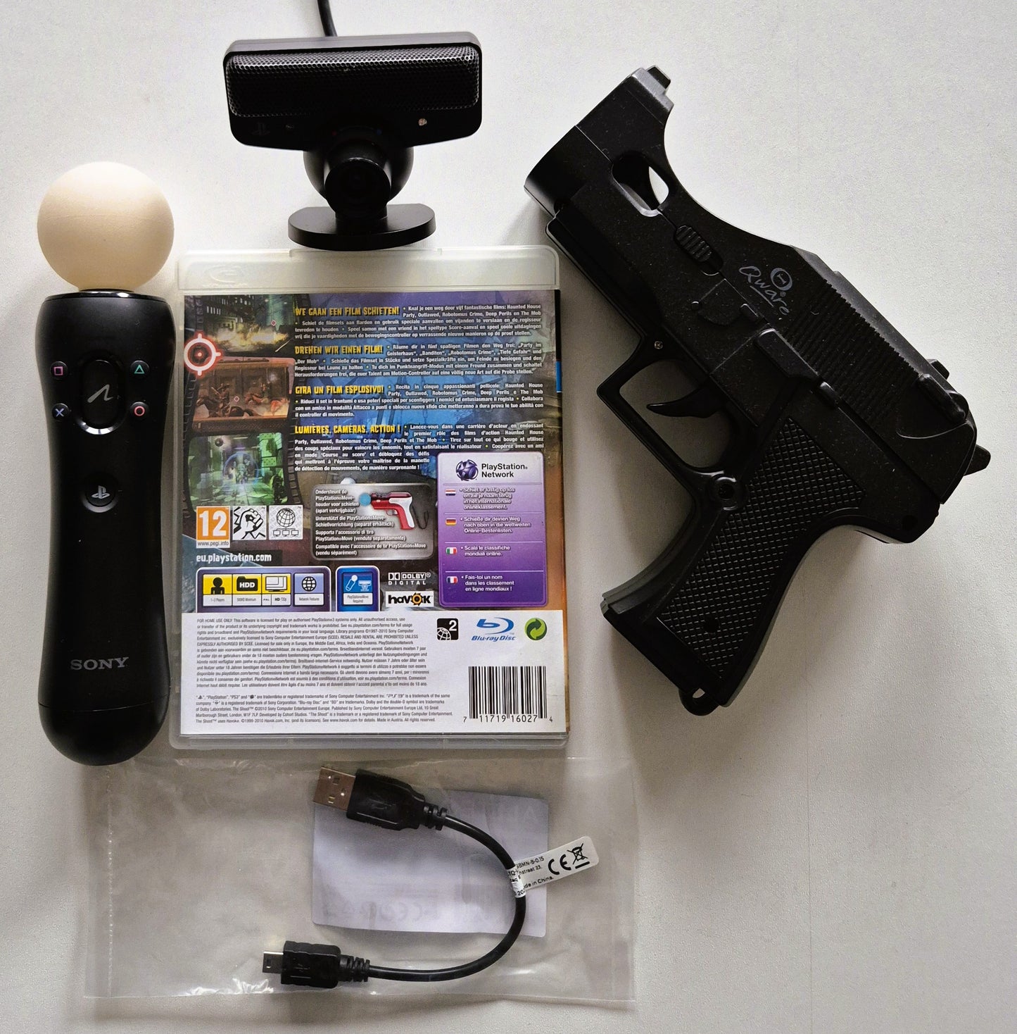 PS3 Playstation Move The Shooter Set