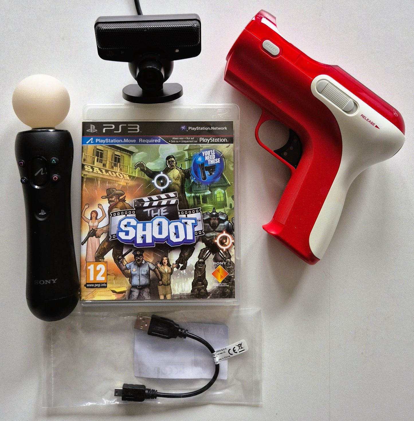 PS3 Playstation Move The Shooter Set