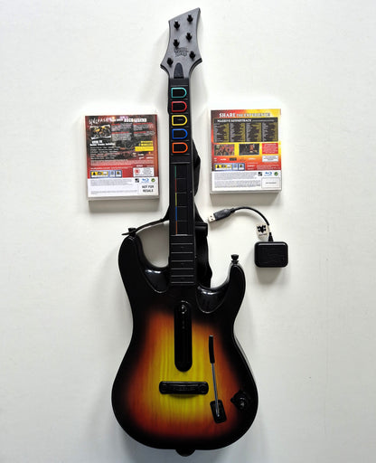 PS3 Playstation 3 Guitar Hero World Tour Set