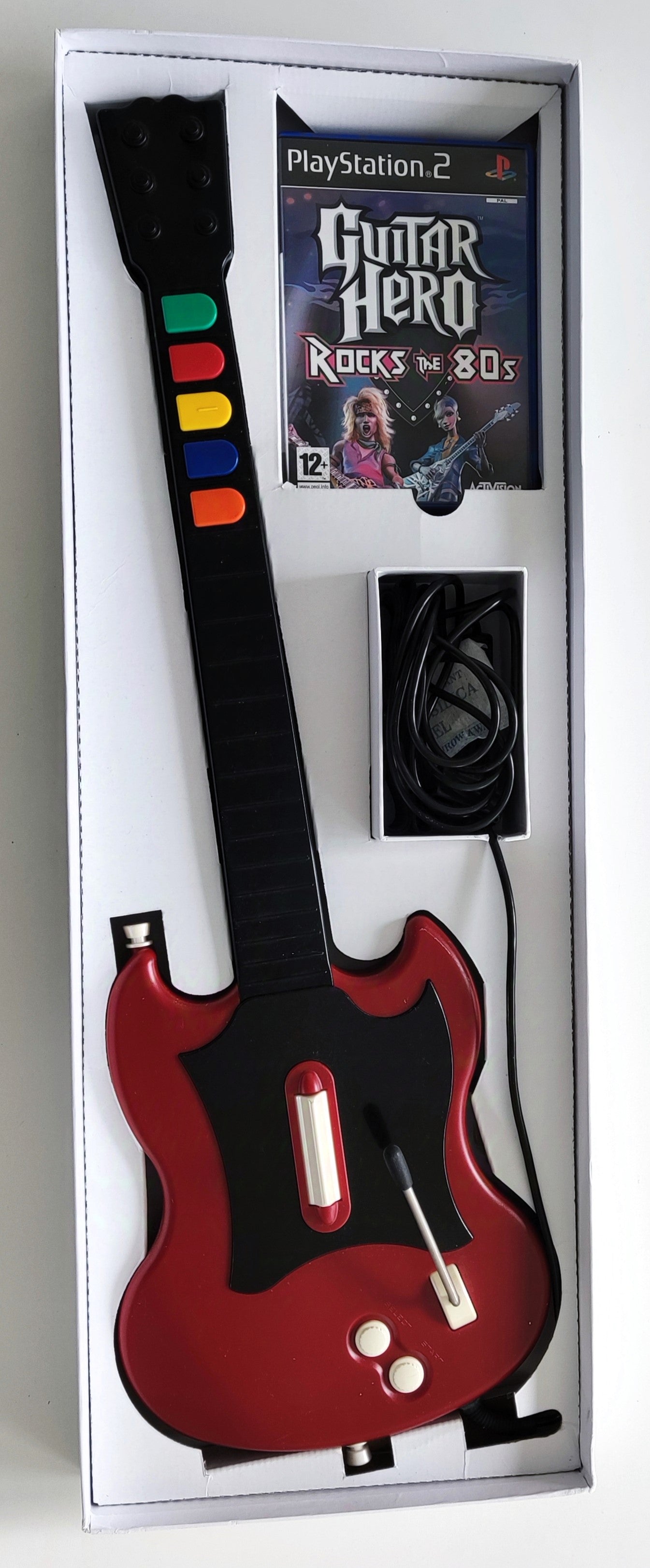 Playstation 2 PS2 Guitar Hero Rocks The 80´s Bundel