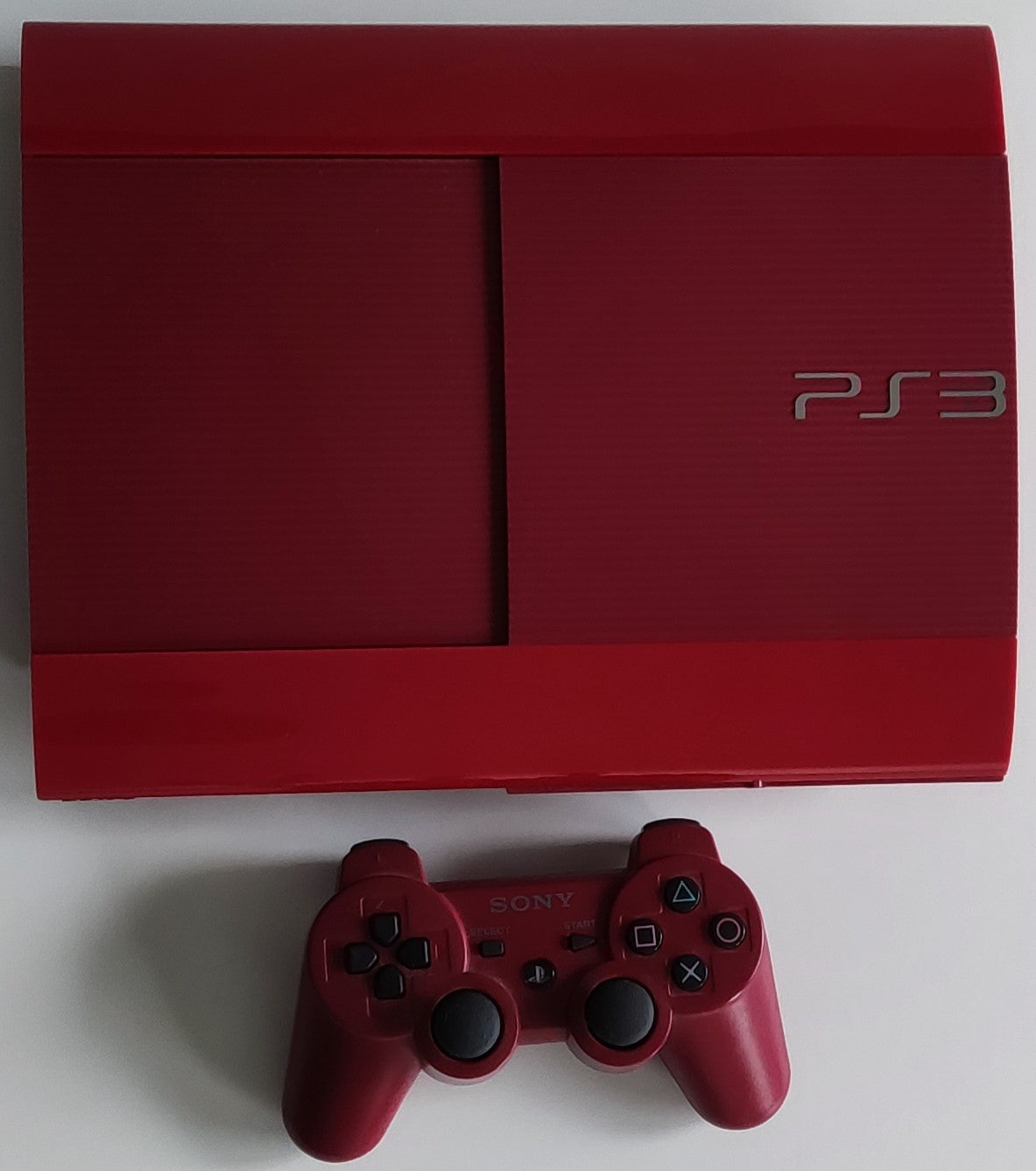 Playstation 3 PS3 Super Slim Garnet Red