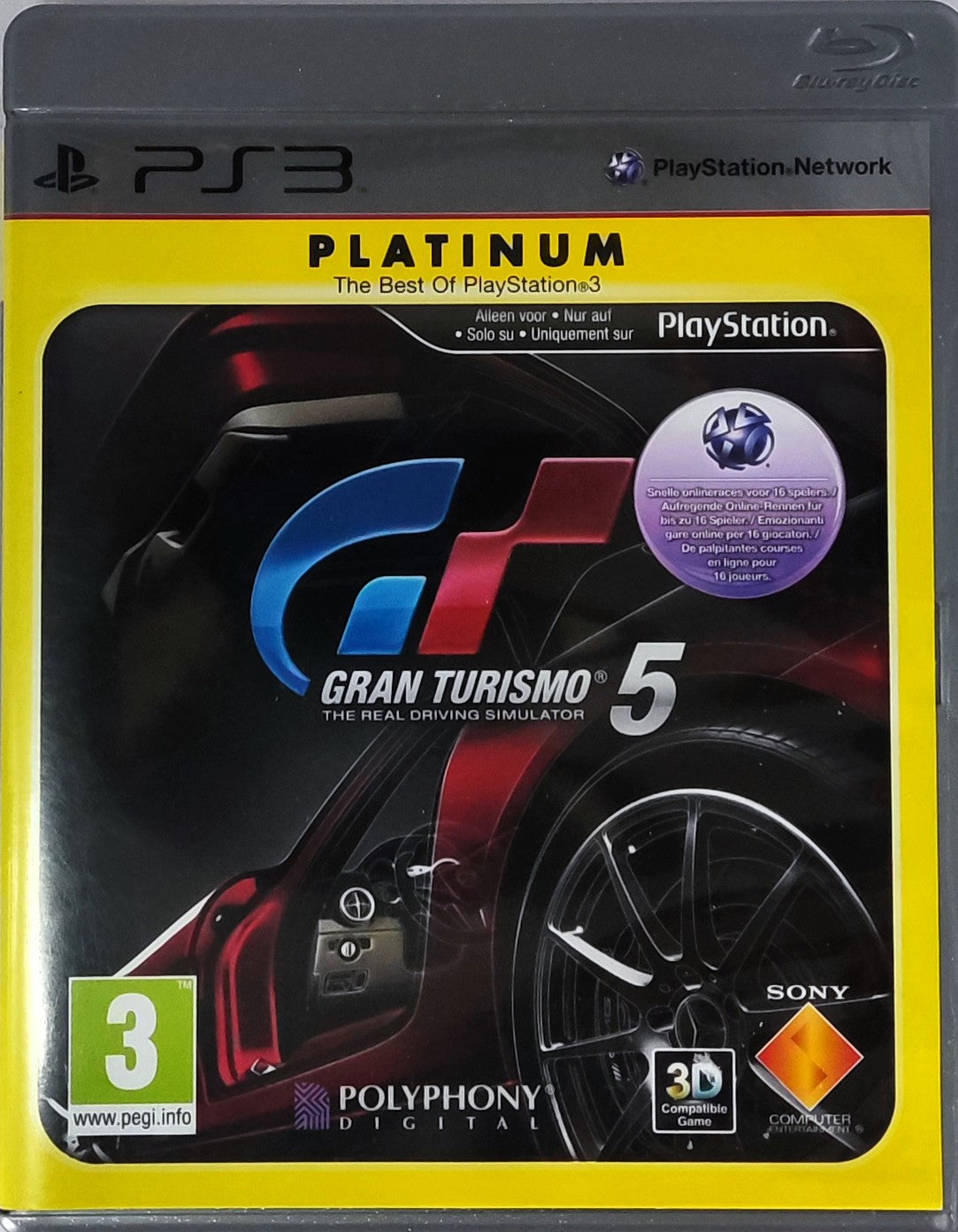 PS3 Gran Turismo 5 (Platinum)