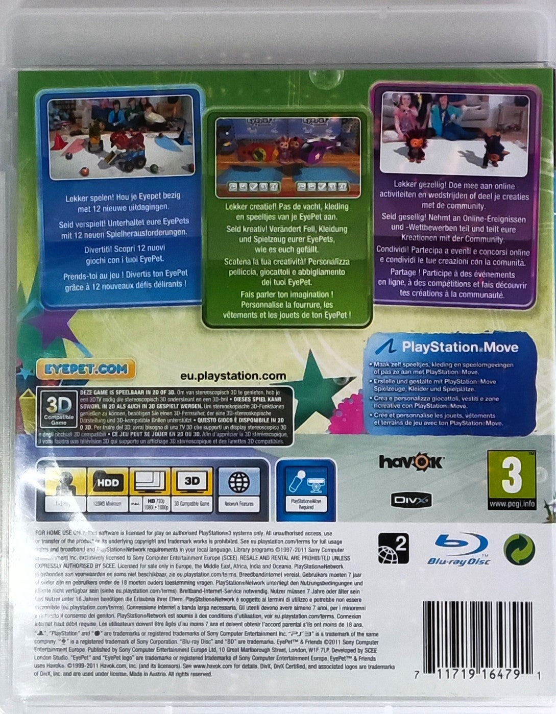 PS3 EyePet & Friends Move Edition