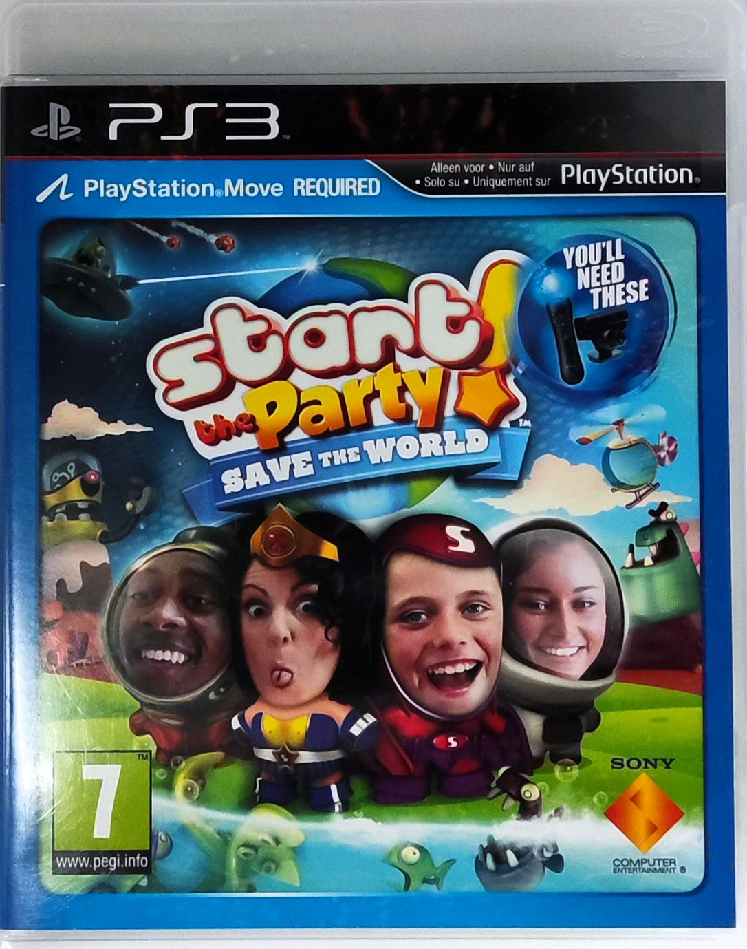 PS3 Start The Party Save The World Move Edition