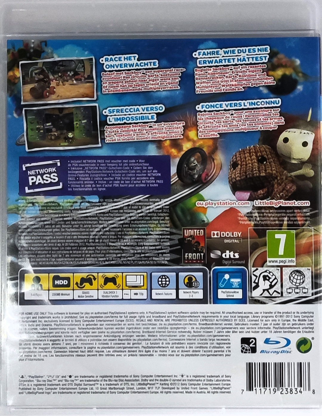 PS3 Little Big Planet Karting