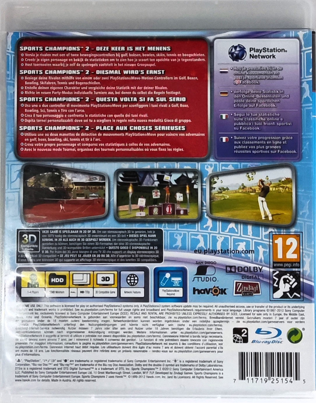 Champions sportifs PS3 2
